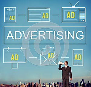 Advertising Commercial Marketing Digital Branding Concept