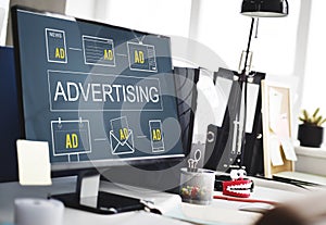 Advertising Commercial Marketing Digital Branding Concept
