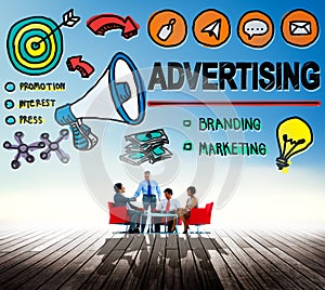 Advertising Commercial Online Marketing Shopping Concept