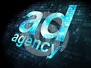 Advertising concept: Ad Agency on digital