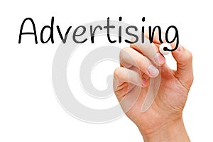 Advertising Hand Black Marker