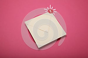 Advertising mail. New notifications concept