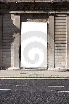 Advertising poster site