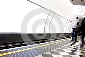 Advertising poster site in london underground