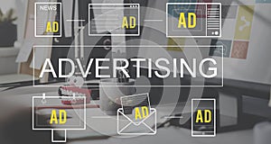 Advertisting Commercial Marketing Digital Branding Concept