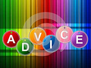 Advice Advisor Means Inform Information And Answers photo