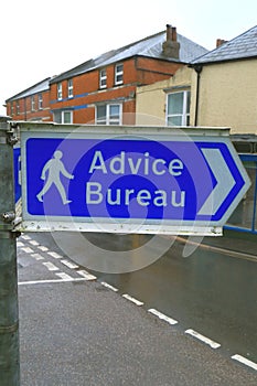 Advice Bureau sign