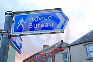 Advice Bureau sign