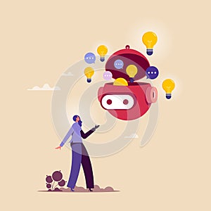 Advice or discussion concept