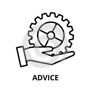 Advice icon, for graphic and web design