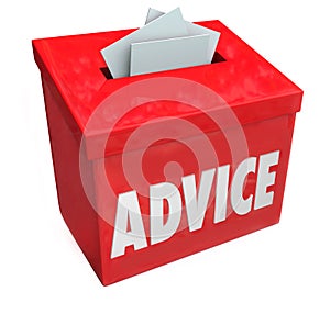 Advice Word Suggestion Box Consulting Idea Feedback Input