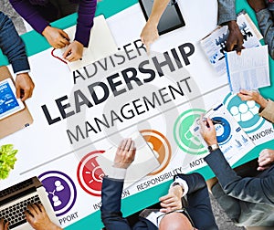 Adviser Leadership Management Director Responsibility Concept