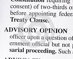 advisory opinion