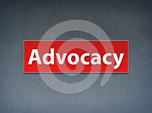 Advocacy Red Banner Abstract Background photo