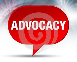 Advocacy Red Bubble Background photo