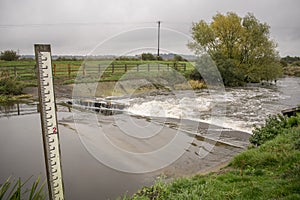 Adwick Gauging Station Weir, Adwick Upon Dearne, Mexborough, Don photo