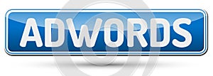 Adwords - Abstract beautiful button with text. photo