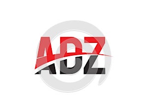 ADZ Letter Initial Logo Design Vector Illustration