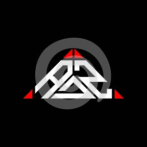 ADZ letter logo creative design with vector graphic, ADZ