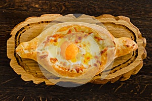 Adzharian khachapuri