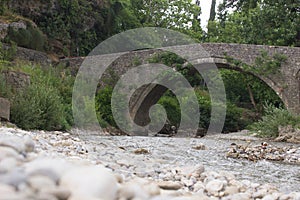 Adzi-pasa bridge in Montenegro Podgorica photo