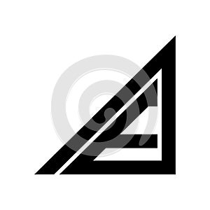 AE letter logo vector photo