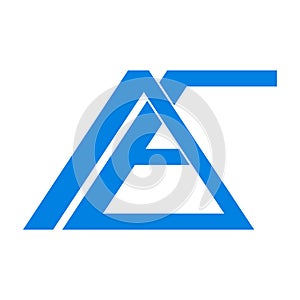 AE letter logo vector photo