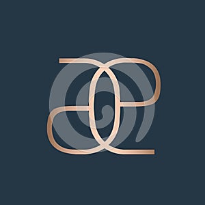 AE monogram logo. Letter a, letter e font icon. Intertwined lines.