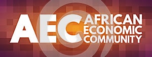 AEC - African Economic Community acronym