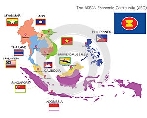 AEC ASEAN MAP