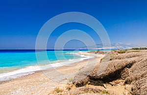 Aegean coast. Rhodes Island. Greece