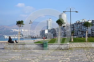 Aegean Coastal Area in the City of Izmir, Turkey.