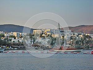 Aegean Sea in Bodrum city