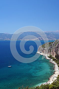 Aegean sea coast near Nafplio
