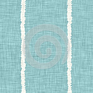 Aegean teal liner stripe patterned linen texture background. Summer coastal living style home decor fabric effect. Sea