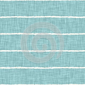 Aegean teal liner stripe patterned linen texture background. Summer coastal living style home decor fabric effect. Sea