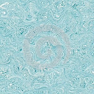 Aegean teal mottled swirl marble nautical texture background. Summer coastal living style home decor. Liquid fluid blue