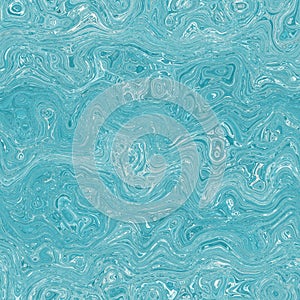 Aegean teal mottled swirl marble nautical texture background. Summer coastal living style home decor. Liquid fluid blue