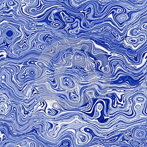 Aegean teal mottled swirl marble nautical texture background. Summer coastal living style home decor. Liquid fluid blue