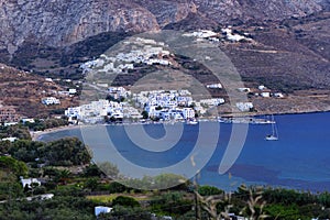 Aegiali village on Amorgos island