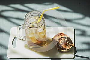 Aegle marmelos, a healthy ice-cold herbal drink