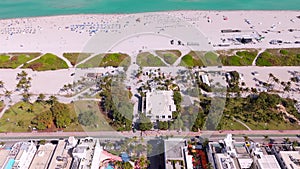 Aeiral video Miami Beach Spring Break 2024 4i 60p