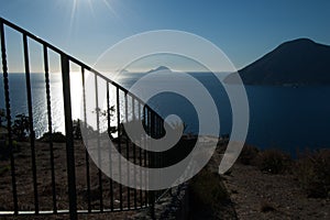 Aeolian islands from Lipari.