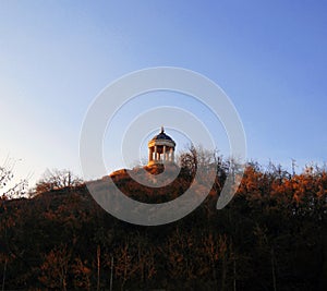 Aeolus Harp In Autumn time. Pyatigorsk Landmarks And Monuments