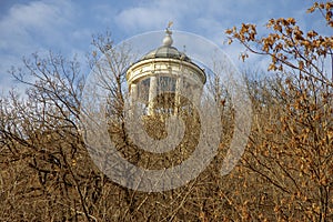 Aeolus Harp on Mashuk mountain in the winter. Pyatigorsk Landmarks And Monuments