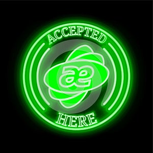 Aeon (AEON) accepted here sign