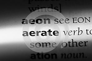 aerate