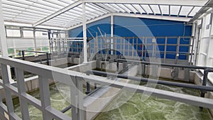 Aeration basins for biological treatment of wastewater