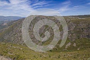 Aereal View from Serra da Arada, located in Portugal