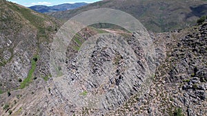 Aereal View from Serra da Arada, located in Portugal